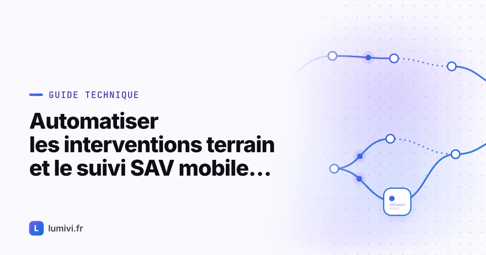 Automatiser les interventions terrain et le suivi SAV mobile avec l'IA :... - Guide technique