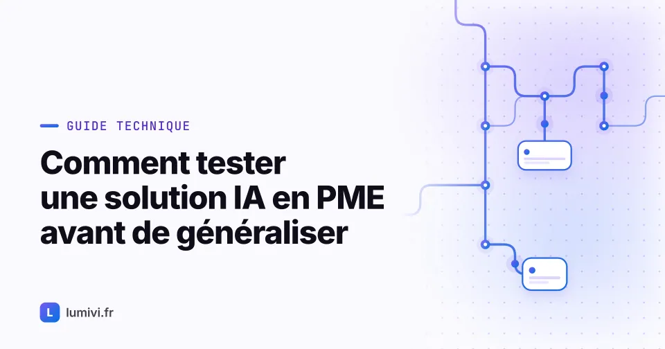 Comment tester une solution IA en PME avant de généraliser : la méthode... - Guide technique