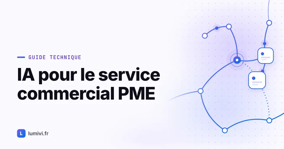IA pour le service commercial PME : vos commerciaux ne sont pas des... - Guide technique